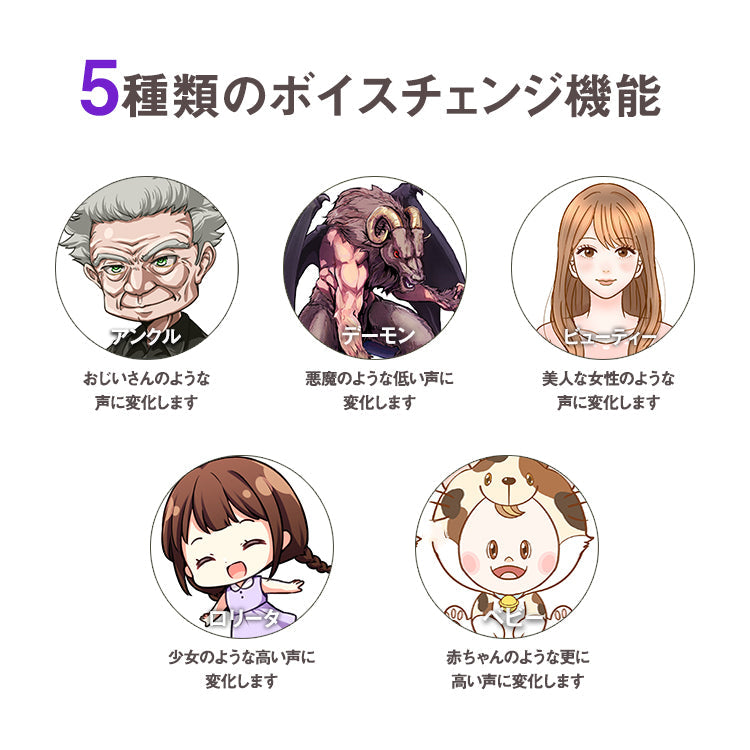 ボイスチェンジャー 女声 vtuber アニメ声 iphone 通話 イヤホン 男声 windows サウンドカード