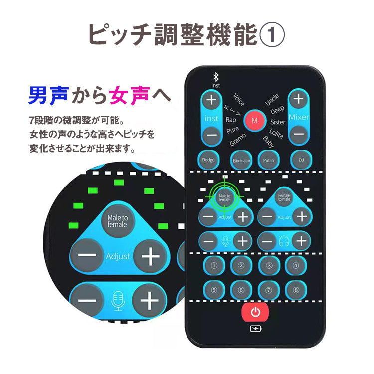 ボイスチェンジャー 女声 vtuber アニメ声 iphone 通話 イヤホン 男声 windows サウンドカード