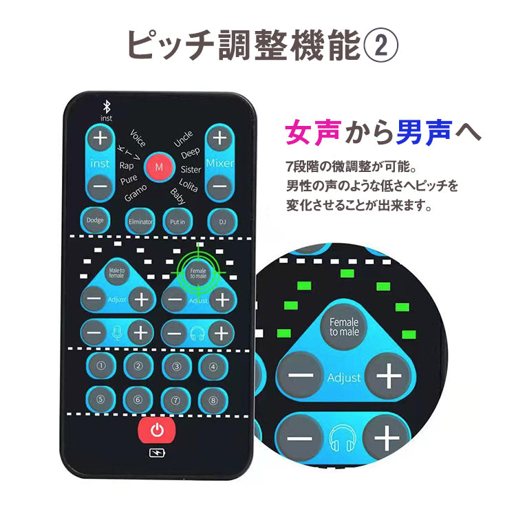ボイスチェンジャー 女声 vtuber アニメ声 iphone 通話 イヤホン 男声 windows サウンドカード