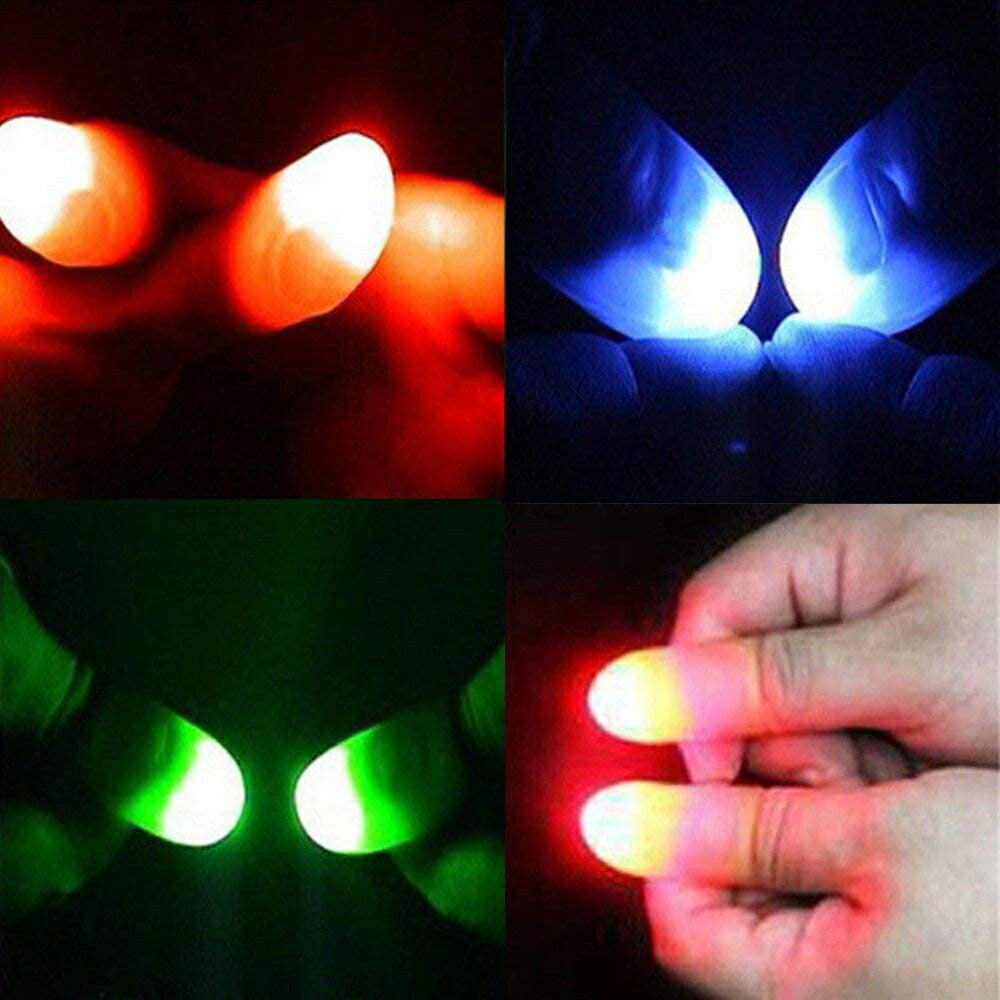 玩具 マジック 光る指 2本セット フィンガーライト LED 光の玉を操るマジック 柔らかい指のおもちゃ 点滅手袋 手品 面白グッズ マジック挑戦 パーティー イベント 光 発光 トリック バースデー ギフト 初心者 パフォーマンス トリック ドッキリ 宴会 飲み会 家飲み 宅のみ