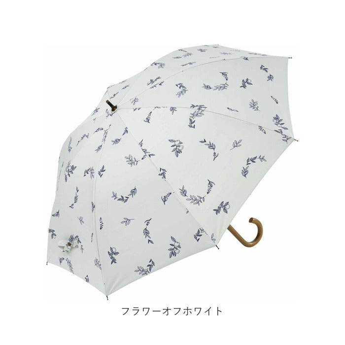【ヒートカットネイビー・晴雨兼用長傘】 晴雨兼用 長傘 50cm 通販 晴雨兼用傘 傘 かさ レディース 雨傘 日傘 パラソル ブラックコーティング アンブレラ おしゃれ かわいい 可愛い シンプル 通勤 通学 手開き 女性 婦人 女の子