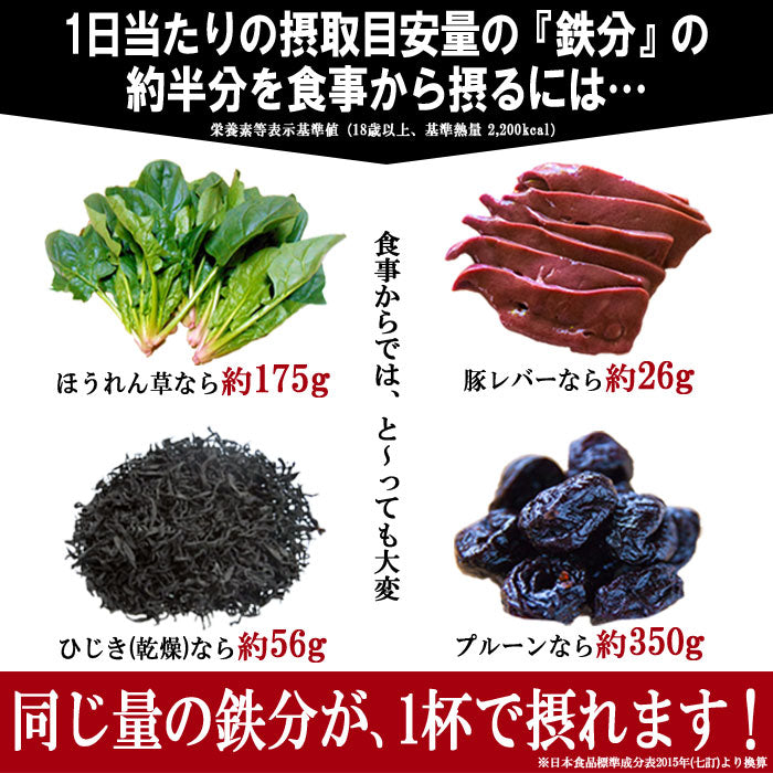 1/2日分の鉄分【海藻8種わかめスープ】わかめご飯にしても美味しい 約32杯分