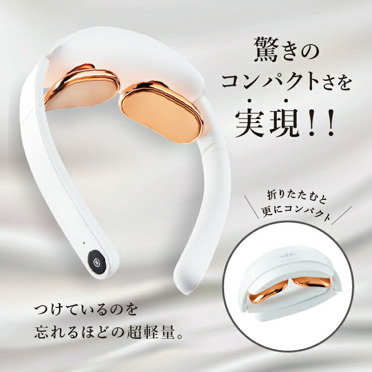 【WAVEWAVE公式Pocket Heat Neck】TV・雑誌で紹介 超軽量 温熱 EMS リラックス EMS ネック ヒートネック 低周波 肩 首こり 解消グッズ プレゼント 実用的 ギフト 妻 首マッサージ マッサージ器ではありません
