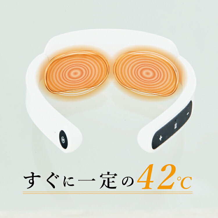 【WAVEWAVE公式Pocket Heat Neck】 TV・雑誌で紹介  超軽量 温熱 EMS リラックス EMS ネック ヒートネック 低周波 肩 首こり 解消グッズ プレゼント 実用的 ギフト 妻 首マッサージ マッサージ器ではありません
