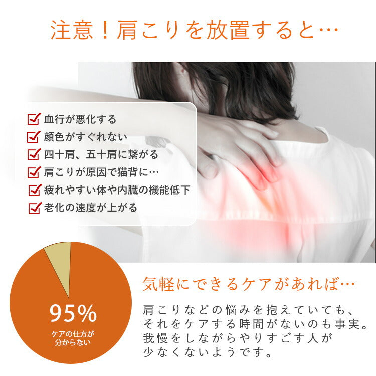 【WAVEWAVE公式Neck Refresh】温熱 ヒーター 首 もみ 揉み 肩 首 腰 リラックス 首掛け 健康 癒し 温め 解消グッズ 首こり ほぐし EMSなし コードレス プレゼント ギフト 実用的 妻 3Dネックマッサージャー 首マッサージ ではありません