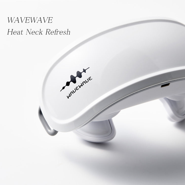 【WAVEWAVE公式Neck Refresh】温熱 ヒーター 首 もみ 揉み 肩 首 腰 リラックス 首掛け 健康 癒し 温め 解消グッズ 首こり ほぐし EMSなし コードレス プレゼント ギフト 実用的 妻 3Dネックマッサージャー 首マッサージ ではありません