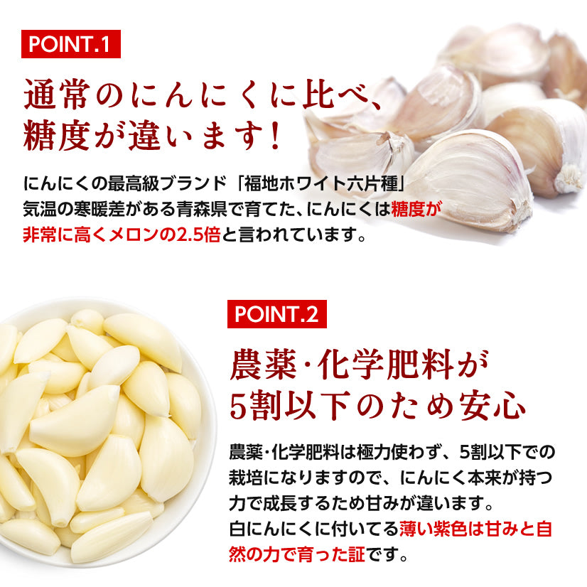 800g  令和３年度産 青森県産 抑臭 にんにく