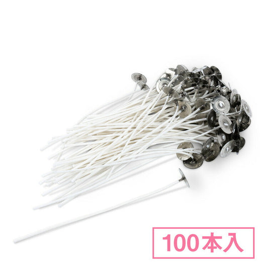 ソイワックス コーティング キャンドル芯 [Premier 767] 100本入 / Candle Wick High Melt Natural Coating 100 Wicks Premier 767