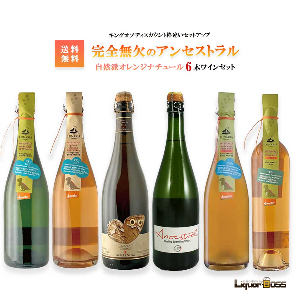 【送料無料】 キング オブ ナチュール オレンジワインセット [750ml×6本]自然派 ナチュール 北海道・東北・四国・九州・沖縄県は必ず送料がかかります】