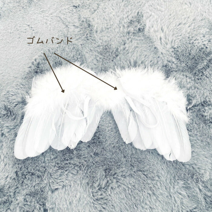 天使の羽 Angel wing ■ 赤ちゃん コスチューム  ニューボーン ニューボーンフォト 出産祝い お昼寝アート 寝相アート ベビー フォト ギフト 100日  ハーフバースデー 1歳  誕生日 おしゃれ 撮影 グッズ ヘアバンド 新生児 記念撮影