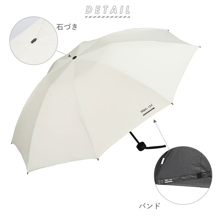 【ネイビー・折りたたみ傘】 ワールドパーティー wpc 折りたたみ傘 ZA002 通販 晴雨兼用傘 メンズ ブランド IZA 軽量 丈夫 傘 55cm 完全遮光 100％ 折り畳み傘 雨傘 日傘 おしゃれ uvカット 紫外線 対策 無地