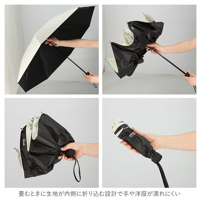 【ネイビー・折りたたみ傘】 ワールドパーティー wpc 折りたたみ傘 ZA002 通販 晴雨兼用傘 メンズ ブランド IZA 軽量 丈夫 傘 55cm 完全遮光 100％ 折り畳み傘 雨傘 日傘 おしゃれ uvカット 紫外線 対策 無地