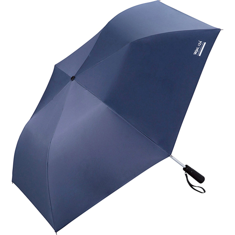 【ネイビー】 ワールドパーティー wpc 折りたたみ傘 ZA005 通販 晴雨兼用傘 メンズ ブランド IZA 快適グリップ 傘 55cm 完全遮光 100％ 折り畳み傘 雨傘 日傘 おしゃれ uvカット 紫外線 対策 無地
