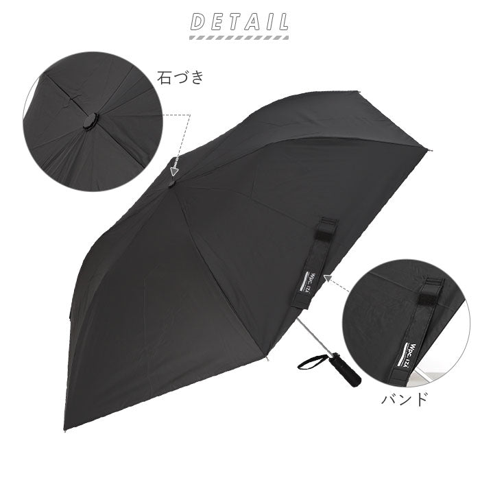 【ネイビー】 ワールドパーティー wpc 折りたたみ傘 ZA005 通販 晴雨兼用傘 メンズ ブランド IZA 快適グリップ 傘 55cm 完全遮光 100％ 折り畳み傘 雨傘 日傘 おしゃれ uvカット 紫外線 対策 無地