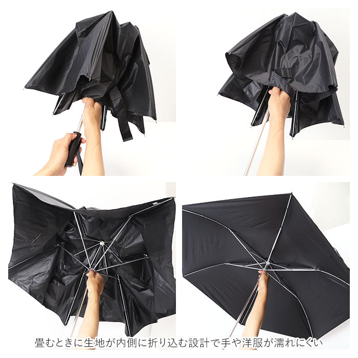 【ネイビー】 ワールドパーティー wpc 折りたたみ傘 ZA005 通販 晴雨兼用傘 メンズ ブランド IZA 快適グリップ 傘 55cm 完全遮光 100％ 折り畳み傘 雨傘 日傘 おしゃれ uvカット 紫外線 対策 無地