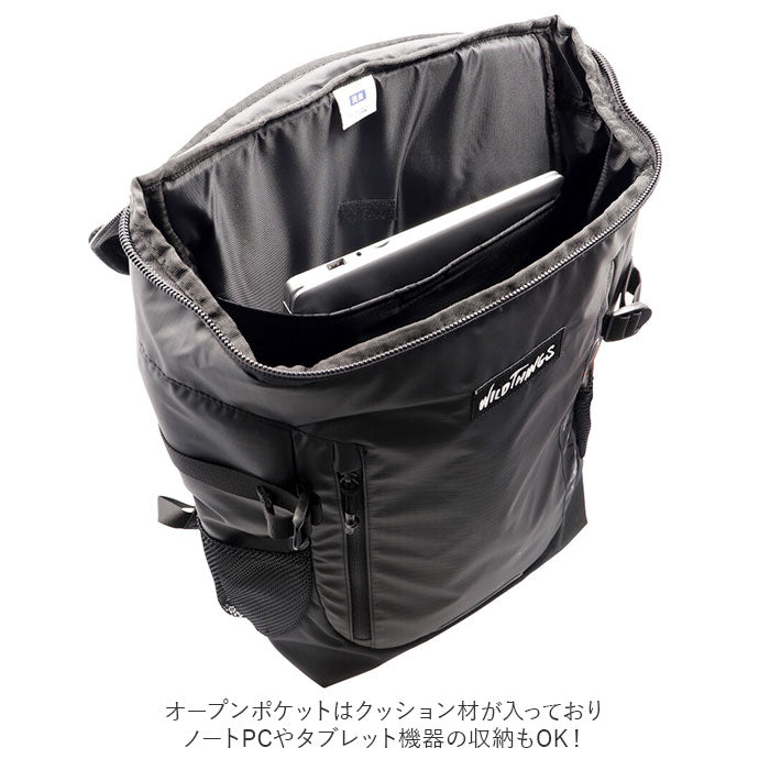 【GRAY・バッグパック】 ワイルドシングス リュック WT-380-3101 通販 WILD THINGS バックパック メンズ 高校生 大学生 中学生 大容量 ボックスリュック 通勤 通学 抗菌 消臭 ビジネス 出張 おしゃれ シンプル