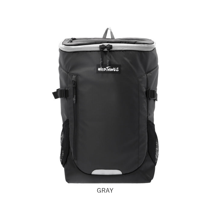 【GRAY・バッグパック】 ワイルドシングス リュック WT-380-3101 通販 WILD THINGS バックパック メンズ 高校生 大学生 中学生 大容量 ボックスリュック 通勤 通学 抗菌 消臭 ビジネス 出張 おしゃれ シンプル