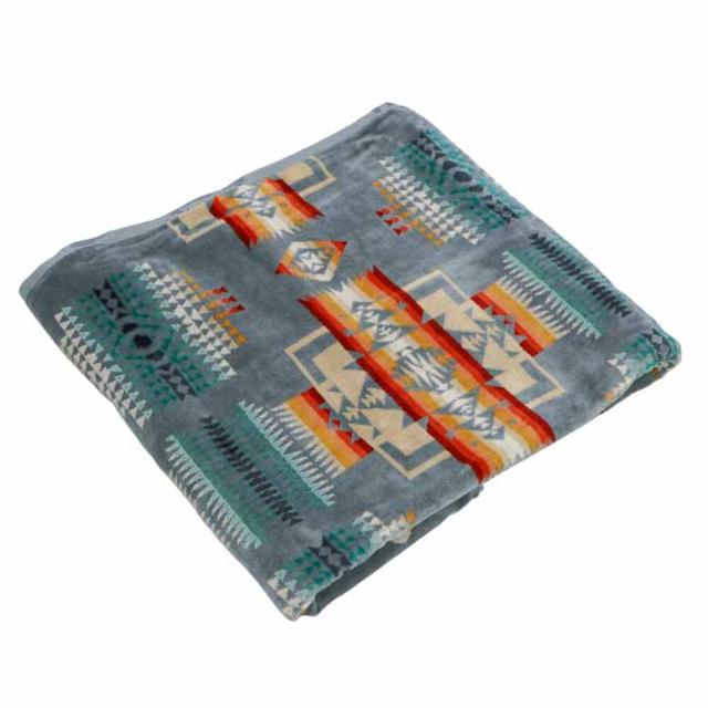 【Slate・ジャガードタオル】 ペンドルトン タオル 通販 PENDLETON ブランケット XB233 タオルブランケット オーバーサイズ ジャガードタオル おしゃれ 大判 ブランド ひざ掛け 厚手 お昼寝ケット ハーフケット