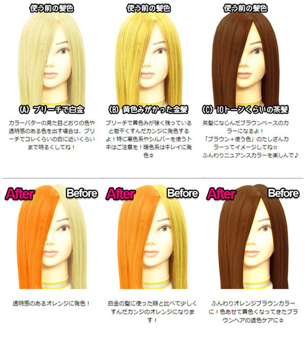 【20人シェア買いでお得】エンシェールズ カラーバター 200g マンゴーオレンジ ヘアカラー トリートメント ヘアマニキュア ヘアケア クリップジョイント マニキュア インナーカラー ダメージヘア ブリーチヘアー