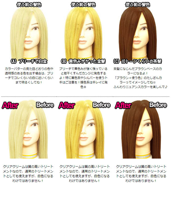 【20人シェア買いでお得】エンシェールズ カラーバター 200g クリアクリーム ヘアカラー トリートメント ヘアマニキュア ヘアケア クリップジョイント マニキュア インナーカラー ダメージヘア ブリーチヘアー