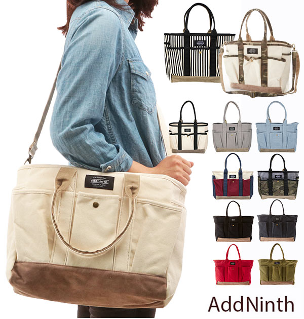 【ブラック・2wayトート】 トートバッグ  アドナインス addninth  ショルダーバッグ キャンバス 2way トート ショルダー レディース メンズレディースバッグ  ya170298s strYA170298Sn1 bag-339