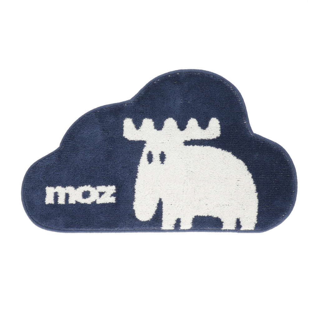 【クラウド/NV・マット】 モズ moz マット 通販 玄関マット バスマット 北欧雑貨 洗面所 タフト ダイカットマット おしゃれ かわいい 可愛い バスルーム 足元マット 日用品 キッチンマット ギフト インテリア 雑貨