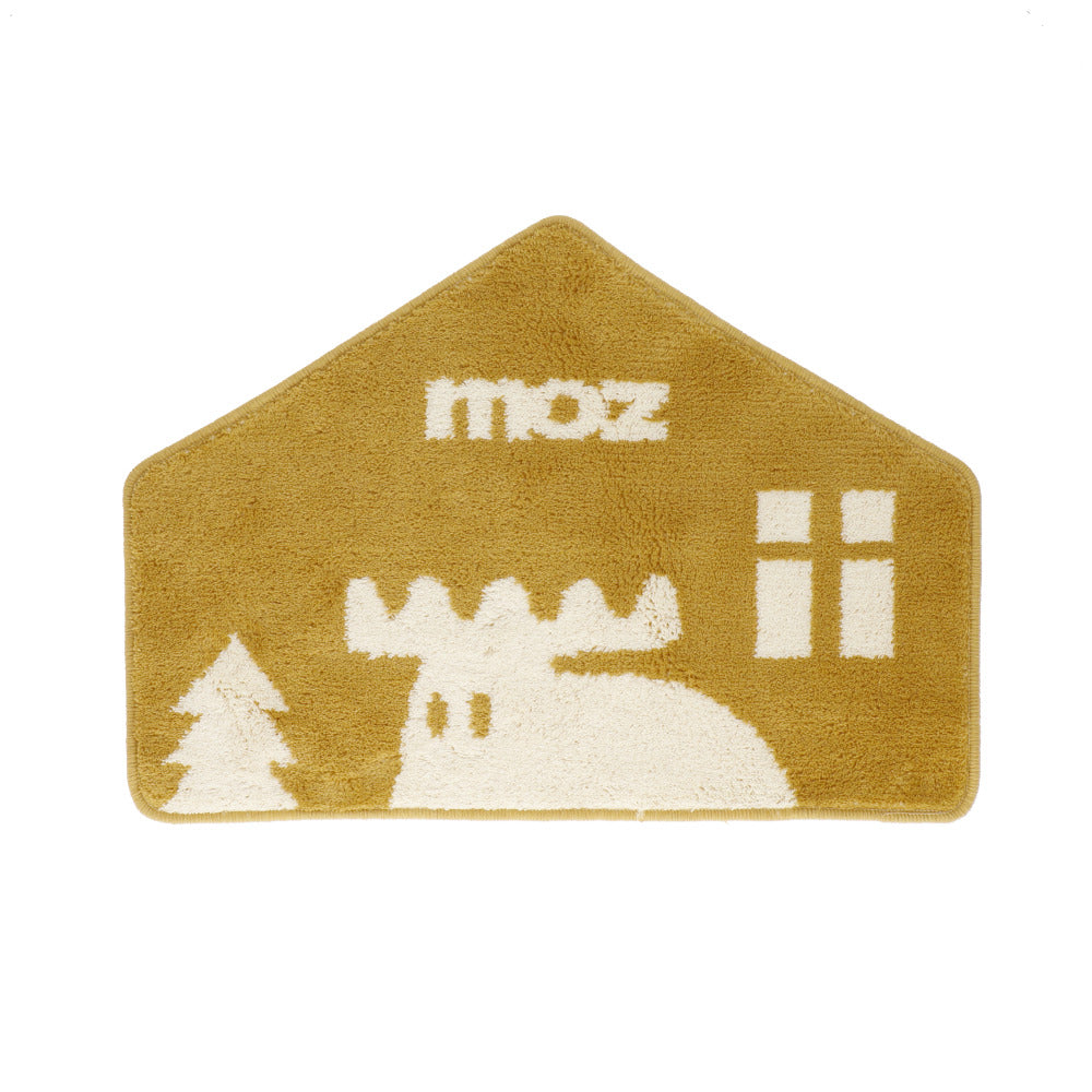【ハウス/YE・マット】 モズ moz マット 通販 玄関マット バスマット 北欧雑貨 洗面所 タフト ダイカットマット おしゃれ かわいい 可愛い バスルーム 足元マット 日用品 キッチンマット ギフト インテリア 雑貨