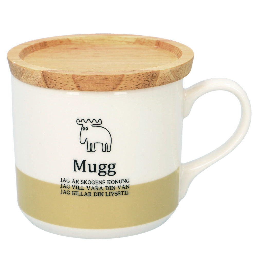 【グリーン・蓋付きマグ】 モズ moz マグカップ 通販 蓋付き 北欧 陶器 コップ 食器 おしゃれ かわいい 可愛い エルク 北欧雑貨 日用品 母の日 敬老の日 ギフト インテリア キッチン 雑貨