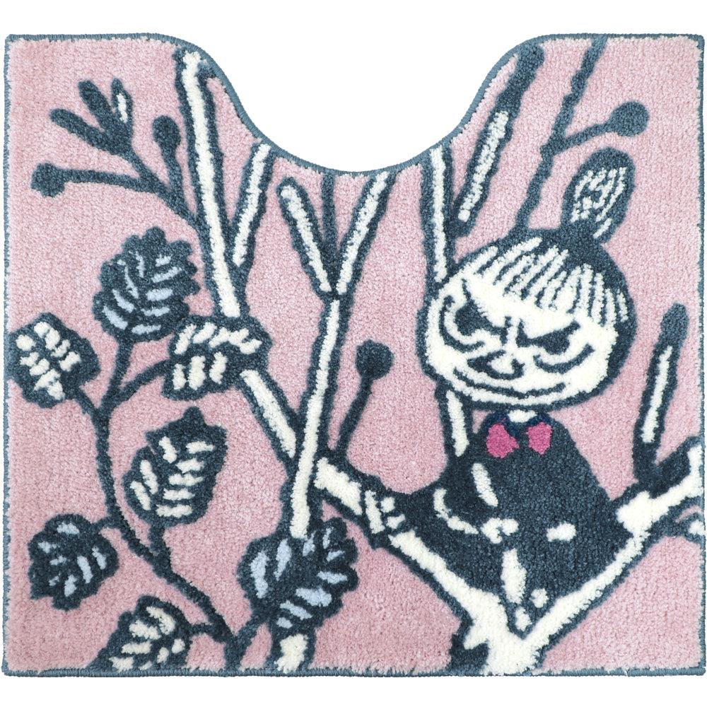 【レポPINK・トイレマット】 トイレマット 北欧 通販 リトルミィ キャラクター グッズ 約 55 × 60 cm かわいい おしゃれ 洗える YOKOZUNA 足元マット マット 単品 トイレファブリック インテリア トイレ用品