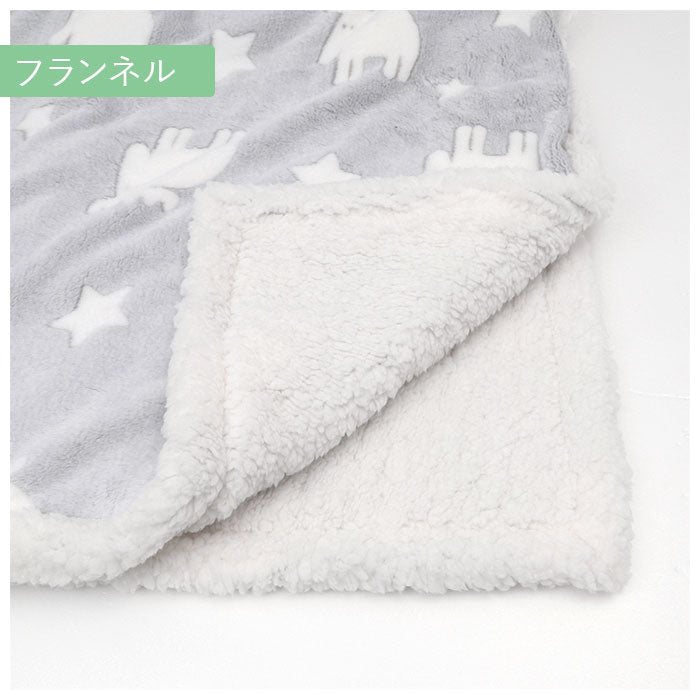 【フランネル/グレー・ハーフケット】 モズ moz ブランケット 通販 ハーフケット ひざ掛け 北欧雑貨 膝掛け ひざかけ おしゃれ かわいい オフィス キャンプ スポーツ観戦 日用品 母の日 敬老の日 ギフト sweden 雑貨
