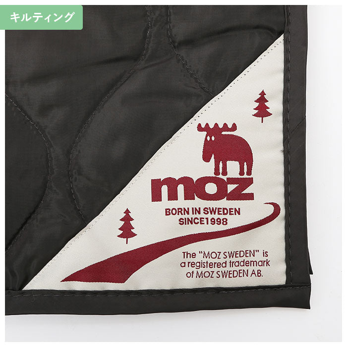 【キルティング/チャコール・ひざ掛け】 moz モズ ブランケット ひざ掛け 通販 裏起毛 北欧 厚手 ボア 毛布 防寒 無地 ぬくぬく ふわふわ モコモコ あたたかい 冬 オフィス 車 ギフト