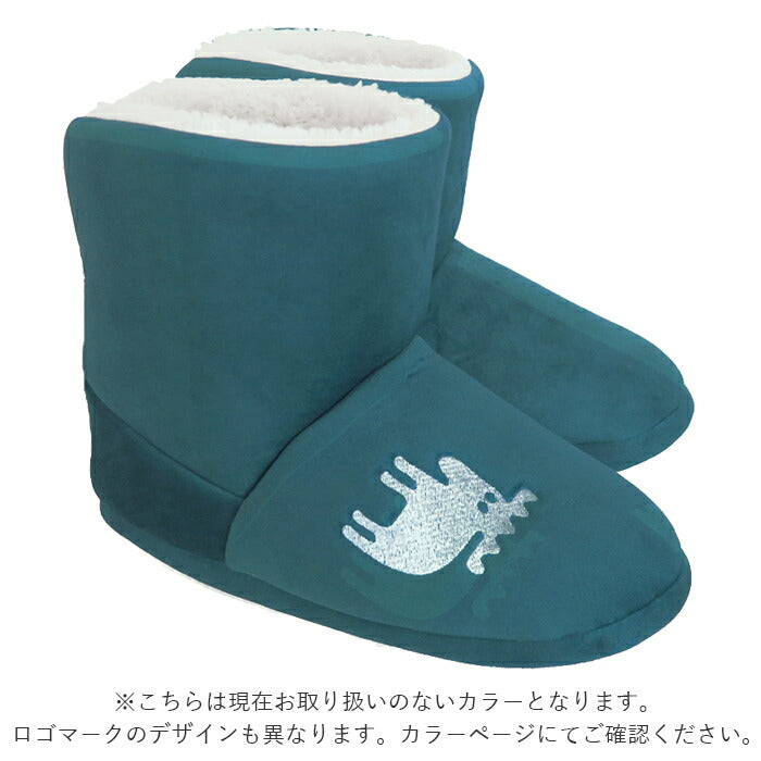 【アイボリー・L(25.0-26.5cm)】 moz ルームブーツ 通販 モズ ルームシューズ 暖かい あったか 洗える 水洗い メンズ レディース おしゃれ 冬 秋冬 北欧 スウェーデン 裏ボア もこもこ ふわふわ 刺繍 ロゴ かわいい