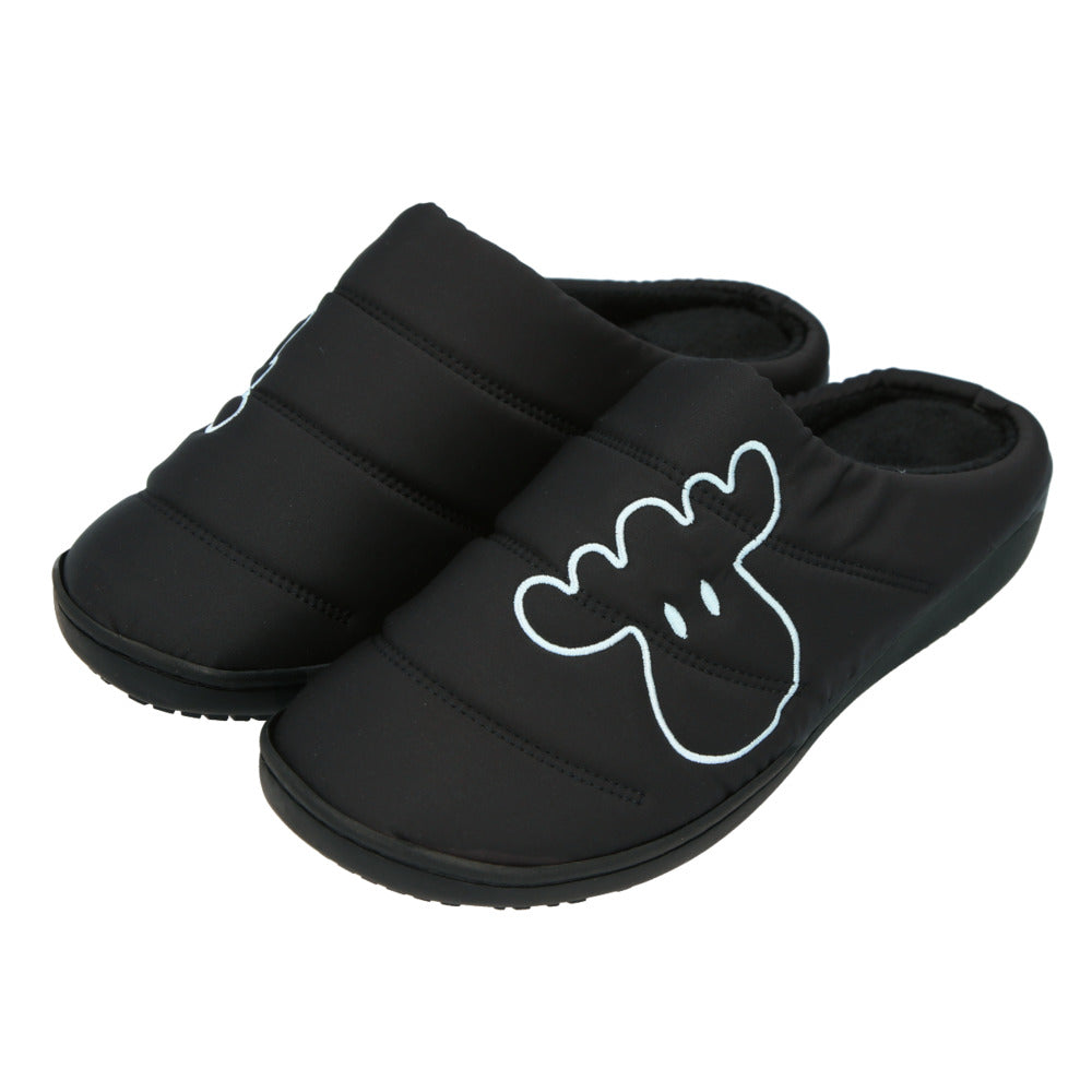 【BK.ブラック・L(23.5-24.0cm)】 モズ サボ サンダル 通販 moz スリッポン レディース サボサンダル 冬 秋冬 つっかけ おしゃれ 北欧 スウェーデン あったか 暖かい 履きやすい 歩きやすい 裏起毛 起毛素材 軽量 軽い