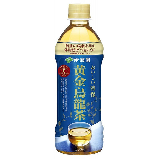 【ﾄｸﾎ】伊藤園 黄金烏龍茶 500ml×24本