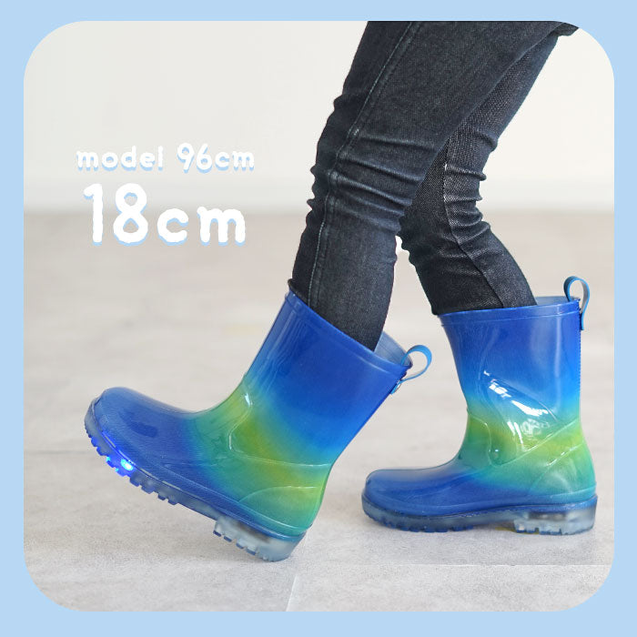 【ブルー・19cm】 レインブーツ キッズ 男の子 女の子 通販 長靴 レインシューズ おしゃれ かわいい 子供用 こども 子ども 雨靴 低学年 園児 女児 男児 入学準備 雨具 靴 くつ レイングッズ