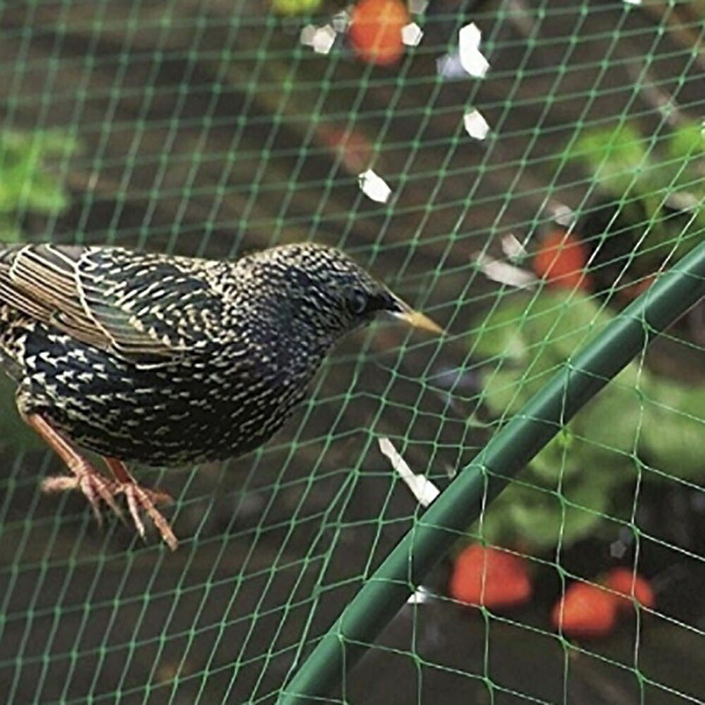ネット 鳥よけネット グリーン 4m×10m 畑 バードネット 長さカット 可能 防鳥ネット カラス対策 からすよけ ゴミネット 家庭菜園ネット 農業用品 資材 防鳥ネット ベランダ 鳥よけ 網 田畑 鳥害対策 ハト ツバメ 水稲 果樹園 菜園