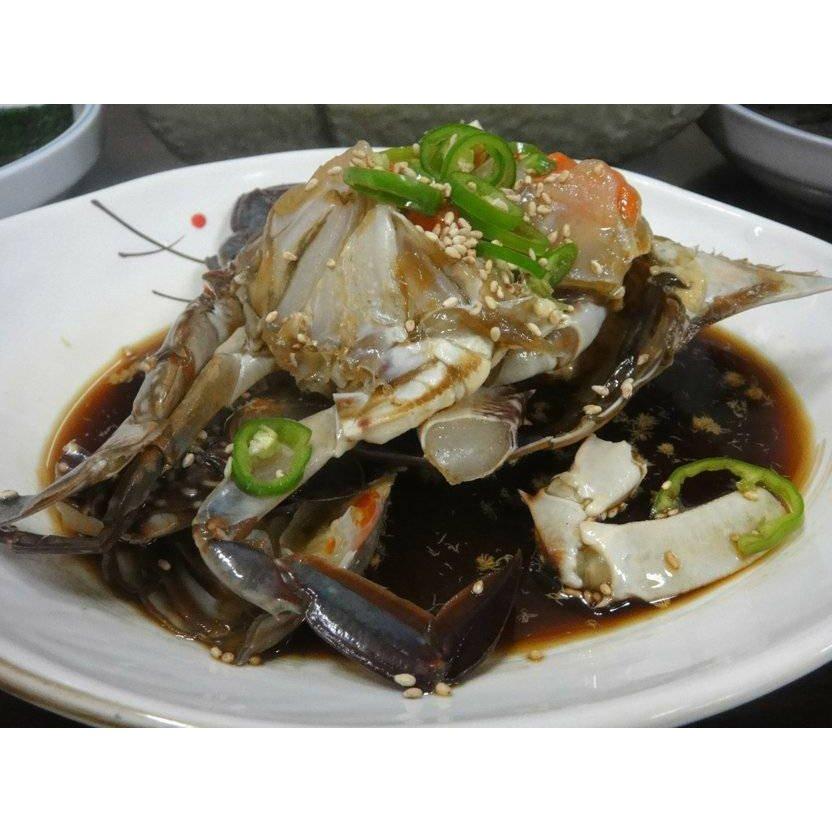 函館水揚げ 内子入り　大ワタリガニの カンジャンケジャン メス 5杯