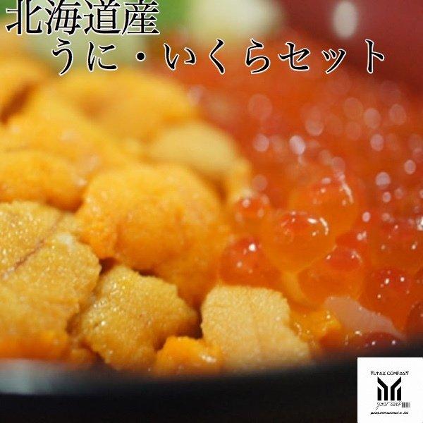 うに いくら100g×2セット （北海道産エゾバフンウニ100g、北海道産いくら醤油漬け100g）