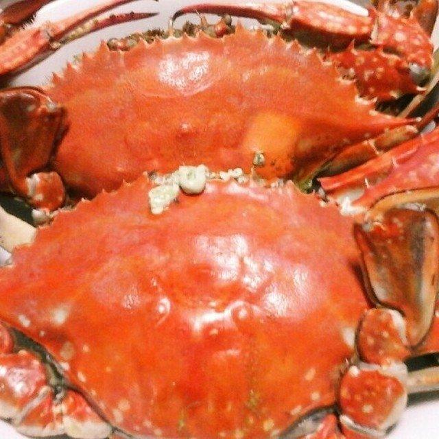 北海道噴火湾産　内子入り 浜ゆでワタリガニ 1kg