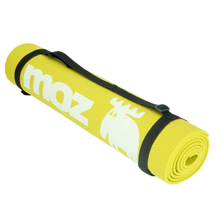 【45113213.ブラック・ヨガマット】 moz ヨガマット 通販 6mm ブランド モズ おしゃれ 開脚ヨガマット 持ち運び 携帯 エクササイズ ピラティス トレーニング ストレッチ マット ブラック グリーン 大人 かわいい 北欧雑貨