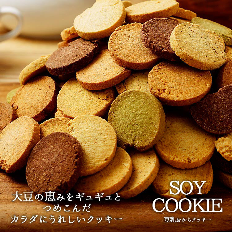 訳あり 豆乳おからクッキー 【トリプルダイエットクッキー】1kg大増量