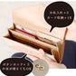 【BE.ベージュ】 長財布 レディース Paquet du Cadeau パケカドー  通販 財布 がま口 ロングウォレット 小銭入れあり 大容量 おしゃれ かわいい 3色切り替え 合皮 フェイクレザー メール型切替 レター型