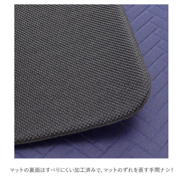 【NAVY】 トイレマット おしゃれ 拭ける 通販 40cm 50cm pvcマット 40センチ 50センチ 約 40×50 撥水 掃除簡単 抗菌 防臭 防カビ 防炎 トイレ用品 足元マット クッションマット 一人暮らし ミニ