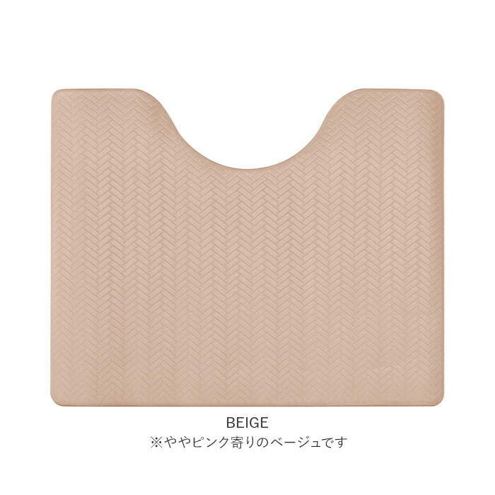 【NAVY】 トイレマット おしゃれ 拭ける 通販 40cm 50cm pvcマット 40センチ 50センチ 約 40×50 撥水 掃除簡単 抗菌 防臭 防カビ 防炎 トイレ用品 足元マット クッションマット 一人暮らし ミニ